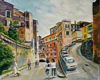 Olaszorszag Amalfi 50x40 olaj,farost.jpg