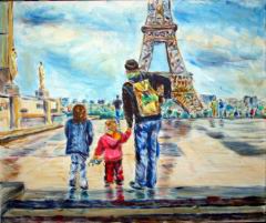 Trocadero, Parizs 2011 - 50 cm x 60 cm - akril, vaszon.jpg